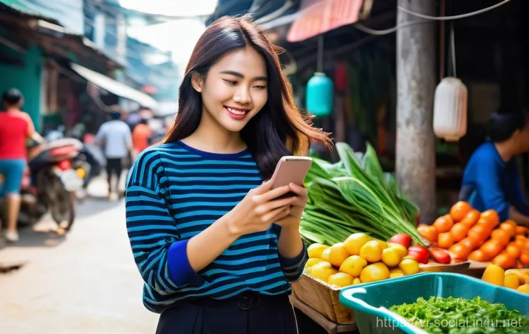 소셜미디어마케팅 도전과 성공담 - Image Prompt 1: Short-Form Video Creator in Vietnam**