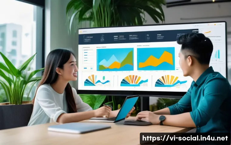 소셜미디어마케팅과 데이터 시각화 관련 이미지 1
